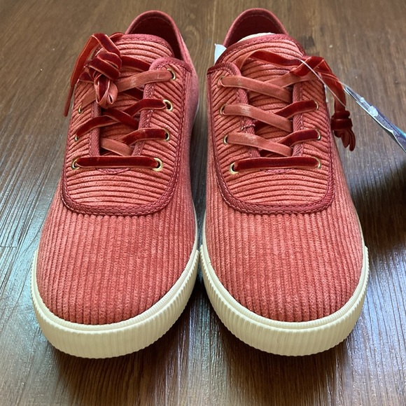 Toms Shoes - TOMS🧡Fall Leaves color🍁Corduroy Streetwear Sneakers/Tennis w Velvet Laces👟7.5